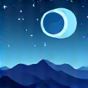 An icon representing a camera with a sun and star, indicating advanced landscape and night photography.